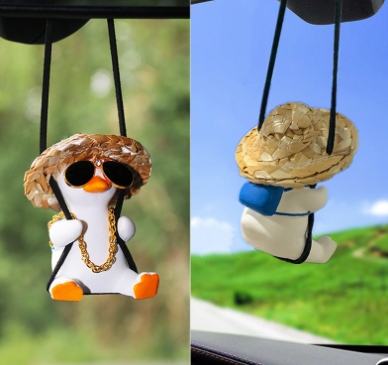 Duck Car Pendant