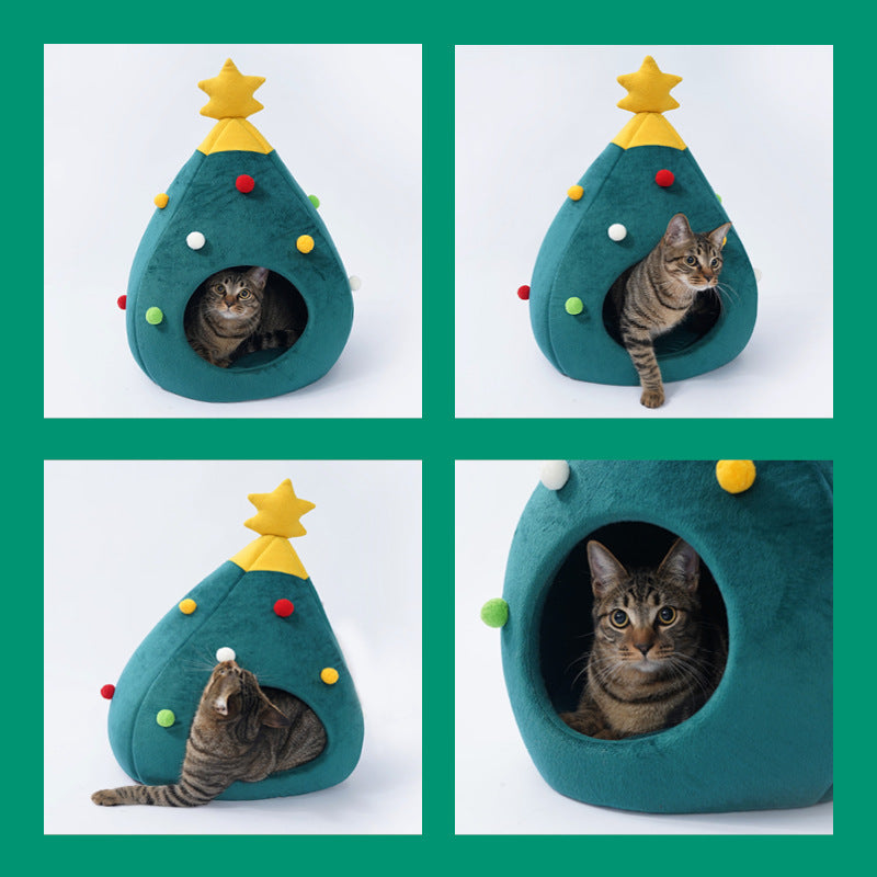 Christmas Tree Pet House