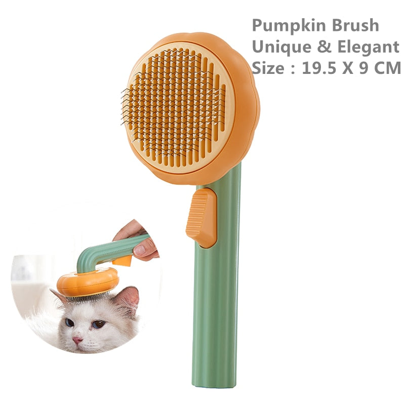 Pumpkin Self Cleaning Comb